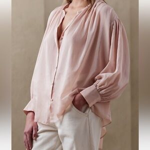 Two Banana Republic Button Ups